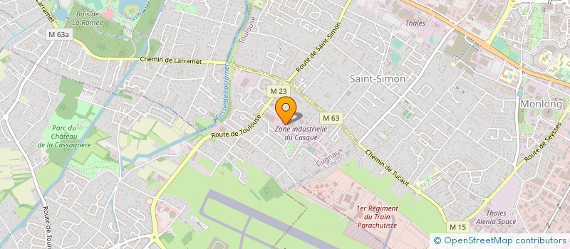 localisation de l'entreprise SCI DES MIMOSAS  CUGNAUX