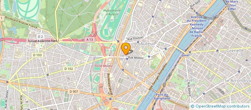 localisation de l'entreprise SCI DES MIMOSAS  PARIS