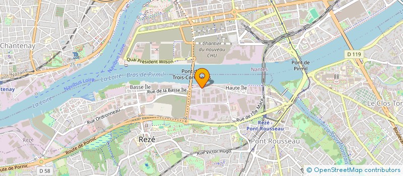 localisation de l'entreprise SCI DES MIMOSAS  REZE