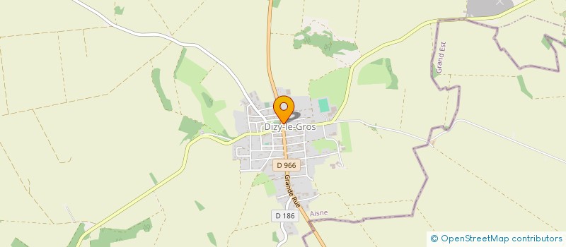 localisation de l'entreprise SCI DES MIMOSAS  LA VILLE-AUX-BOIS-LES-DIZY