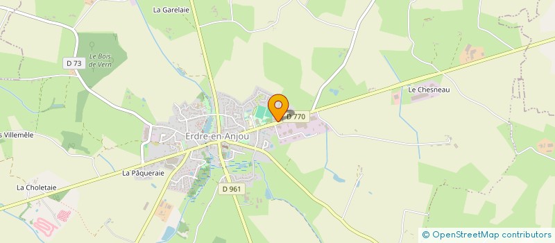 localisation de l'entreprise SCI DES MIMOSAS  ERDRE-EN-ANJOU