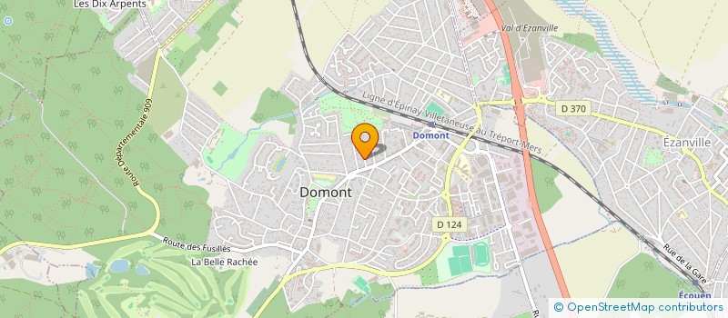 localisation de l'entreprise SCI DES MIMOSAS  DOMONT