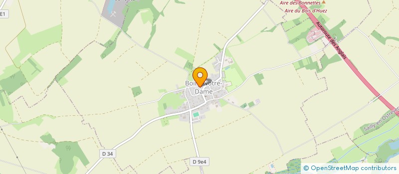 localisation de l'entreprise SCI DES MINOS  BOIRY-NOTRE-DAME