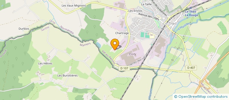 localisation de l'entreprise SCI DES MIRABELLES à VAL-AU-PERCHE