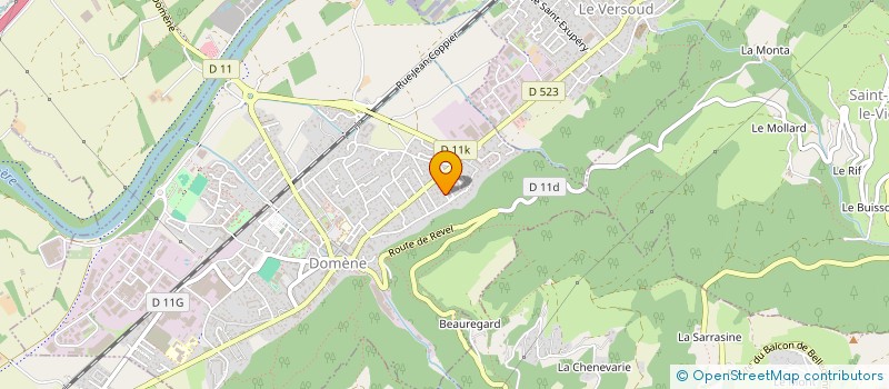 localisation de l'entreprise SCI DES MIRABELLES  DOMENE