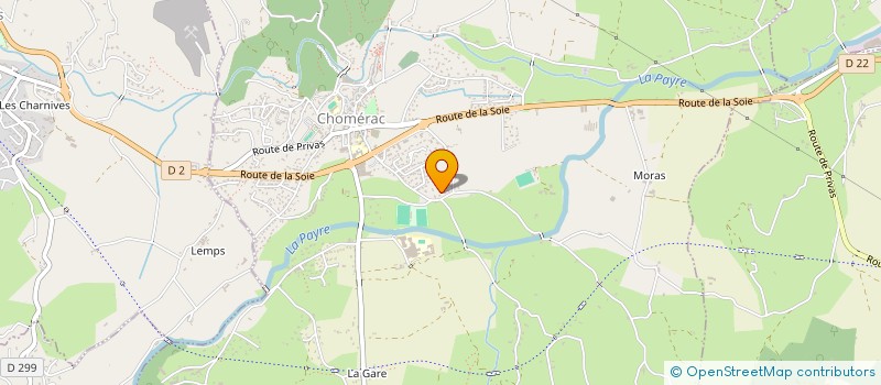 localisation de l'entreprise SCI DES MOBILES  CHOMERAC