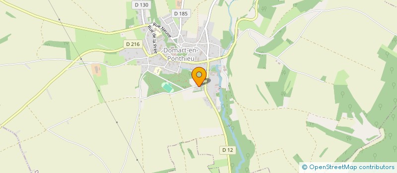 localisation de l'entreprise SCI DES MOINATS  DOMART-EN-PONTHIEU