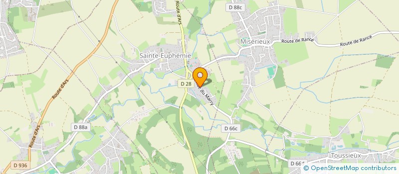 localisation de l'entreprise SCI DES MOINEAUX  SAINTE-EUPHEMIE