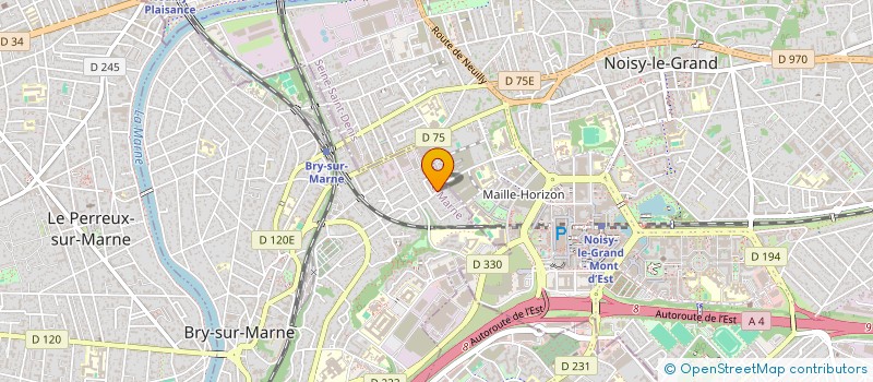 localisation de l'entreprise SCI DES MOINES à BRY-SUR-MARNE