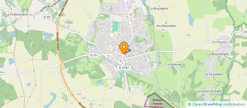 localisation de l'entreprise SCI DES MOINES  MOUTIERS-LES-MAUXFAITS