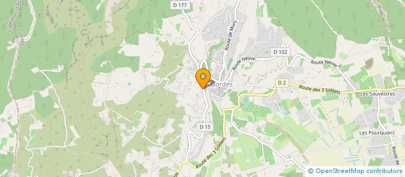 localisation de l'entreprise SCI DES MOINES  GORDES