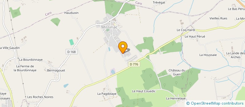 localisation de l'entreprise SCI DES MOINES  MISSIRIAC