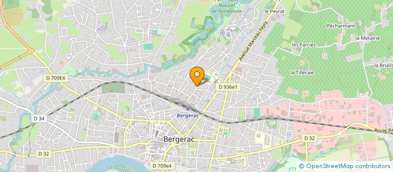 localisation de l'entreprise SCI DES MOLIERES à BERGERAC