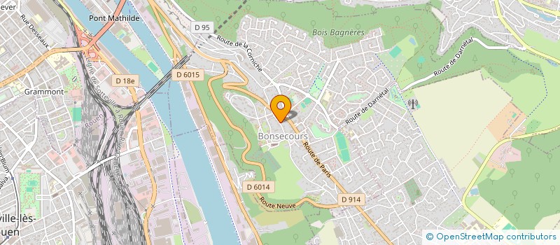 localisation de l'entreprise SCI DES MOLIERES  BONSECOURS