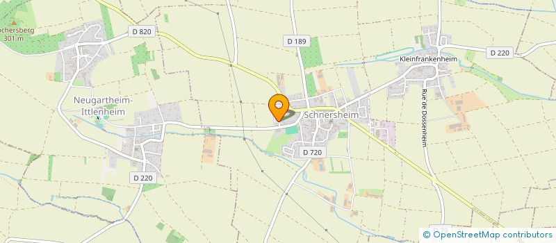 localisation de l'entreprise SCI DES MOMES  SCHNERSHEIM