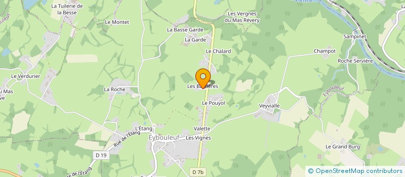 localisation de l'entreprise SCI DES MONTAGNIERES à SAINT-LEONARD-DE-NOBLAT