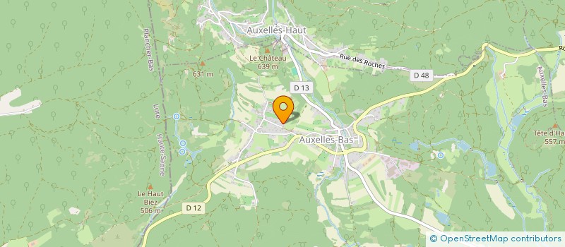 localisation de l'entreprise SCI DES MONTBOUCONS à AUXELLES-BAS