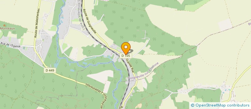 localisation de l'entreprise SCI DES MONTEAUX  MONDEVILLE