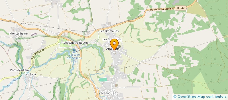 localisation de l'entreprise SCI DES MONTILLES  NEBOUZAT
