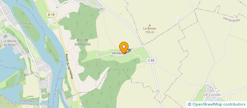 localisation de l'entreprise SCI DES MONTS  AMFREVILLE SOUS LES MONTS