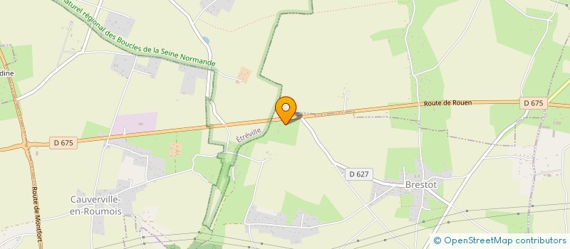 localisation de l'entreprise SCI DES MONTS  BRESTOT