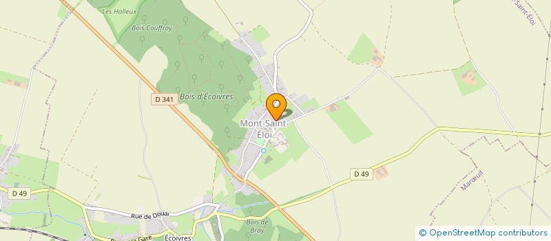 localisation de l'entreprise SCI DES MONTS  AVELIN