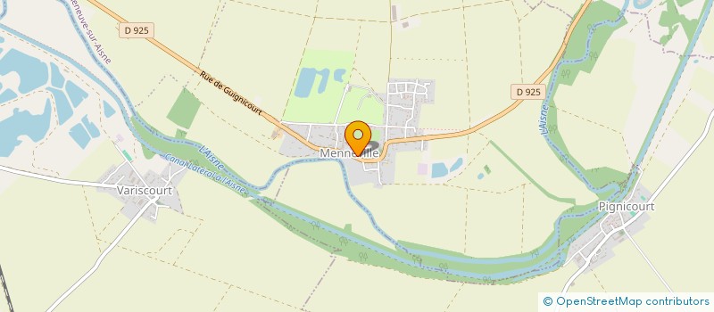 localisation de l'entreprise SCI DES MONTS BLANCS  VILLENEUVE-SUR-AISNE