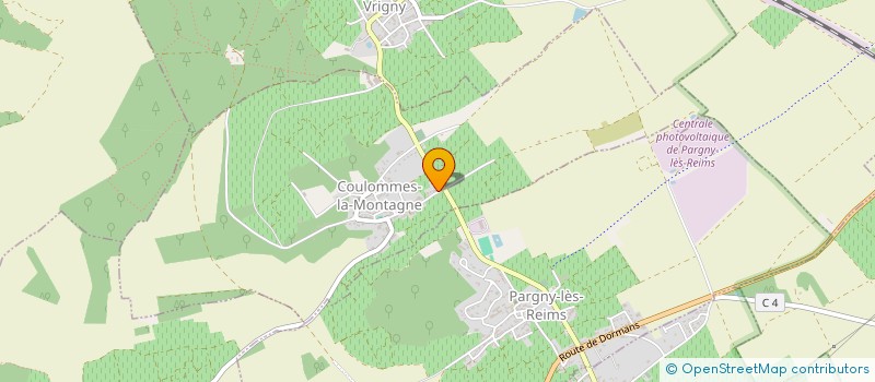 localisation de l'entreprise SCI DES MONTS COUPES  COULOMMES-LA-MONTAGNE