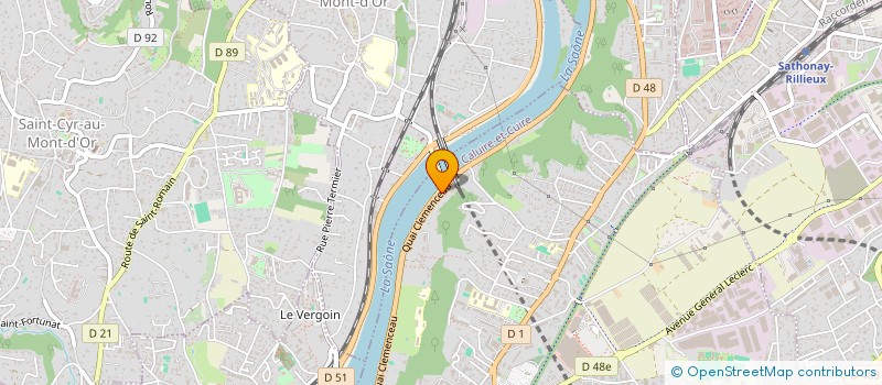 localisation de l'entreprise SCI  DES MONTS D OR  CALUIRE-ET-CUIRE