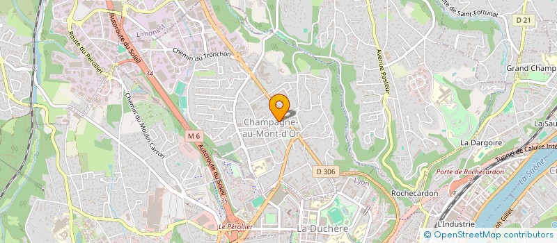 localisation de l'entreprise SCI DES MONTS D'OR  CHAMPAGNE-AU-MONT-D'OR