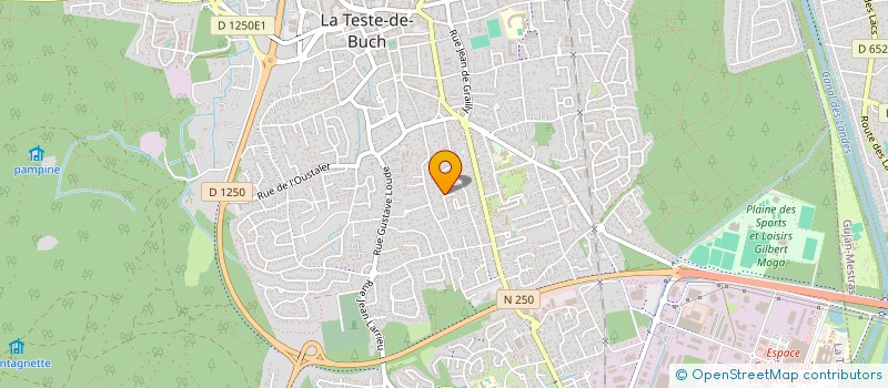 localisation de l'entreprise SCI DES MONTS DE BUCH à LA TESTE-DE-BUCH