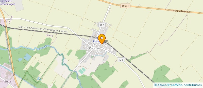 localisation de l'entreprise SCI DES MONTS DE CHAMPAGNE  PRUNAY