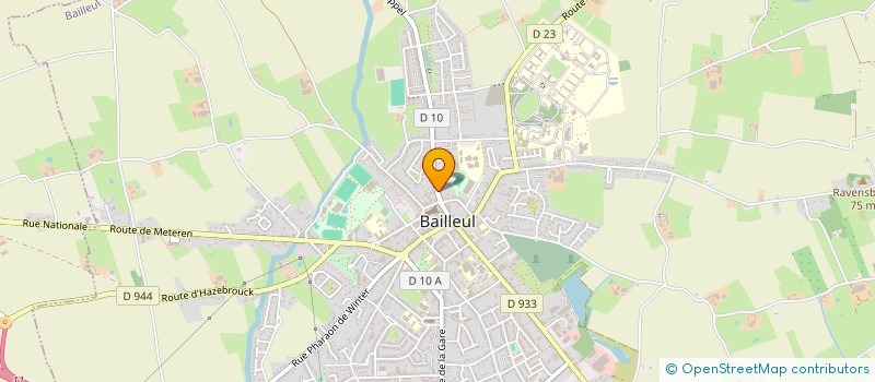 localisation de l'entreprise SCI DES MONTS DE FLANDRE à BAILLEUL