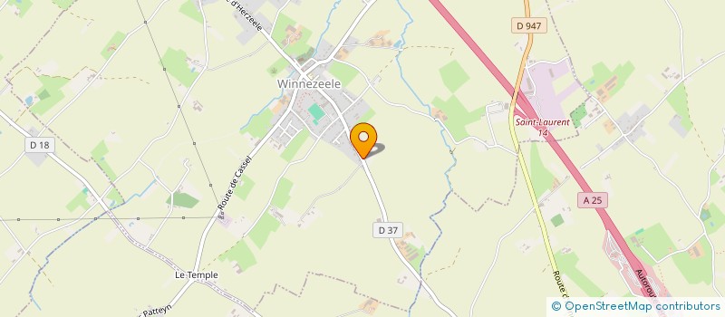 localisation de l'entreprise SCI DES MONTS DE FLANDRES  WINNEZEELE