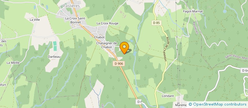 localisation de l'entreprise SCI DES MONTS DOME  PASLIERES