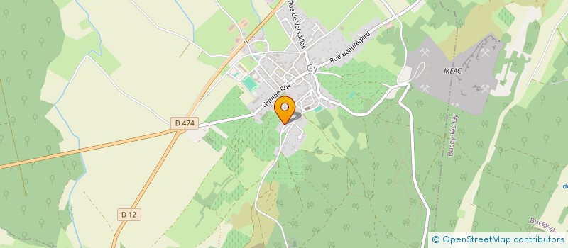 localisation de l'entreprise SCI DES MONTS GYLOIS  GY