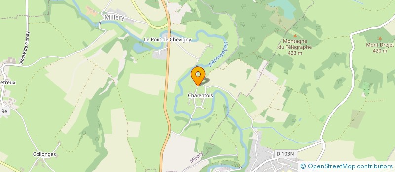 localisation de l'entreprise SCI DES MONTS LIBEAUX  MILLERY