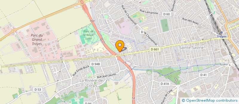 localisation de l'entreprise SCI DES MONTS MARINS  SAINTE-SAVINE