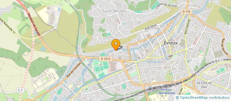 localisation de l'entreprise SCI DES MONTS ROYAUX  EVREUX