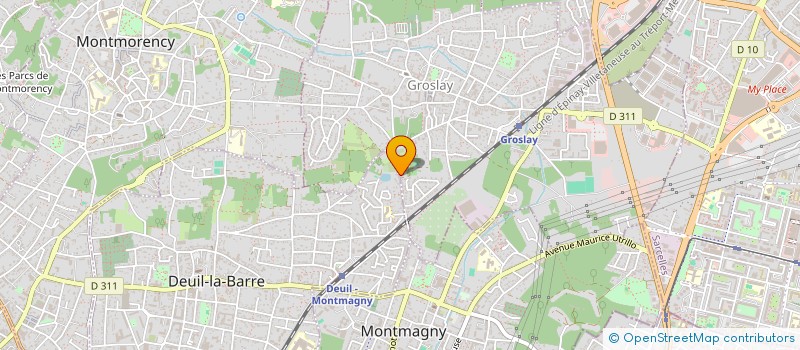 localisation de l'entreprise SCI DES MORILLONS  GROSLAY