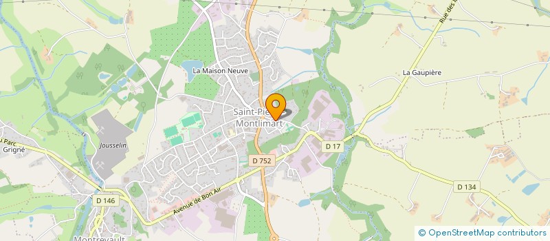 localisation de l'entreprise SCI DES MORINELLES  BEAUPREAU-EN-MAUGES