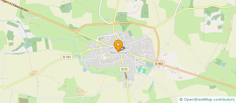 localisation de l'entreprise SCI DES MORTIERS  VAL D'ERDRE-AUXENCE