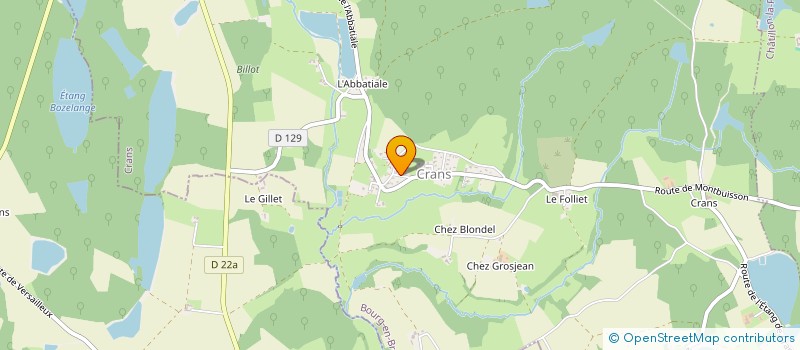 localisation de l'entreprise SCI DES MOTTETS  VILLETTE-SUR-AIN