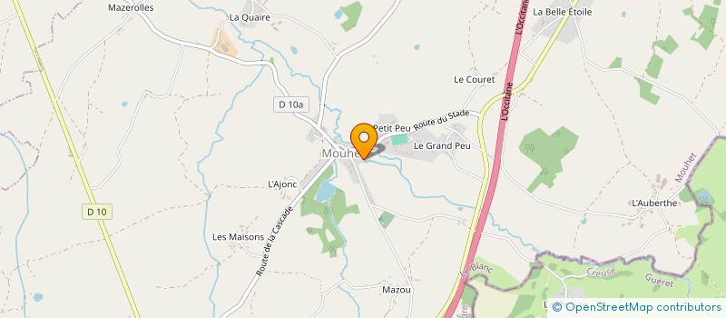 localisation de l'entreprise SCI DES MOUHETINS à MOUHET