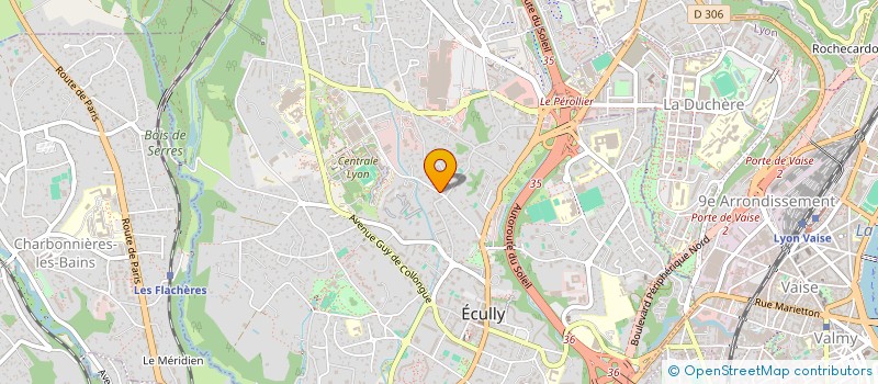 localisation de l'entreprise SCI DES MOUILLES  ECULLY