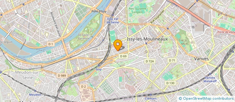 localisation de l'entreprise SCI DES MOULINEAUX à ISSY-LES-MOULINEAUX
