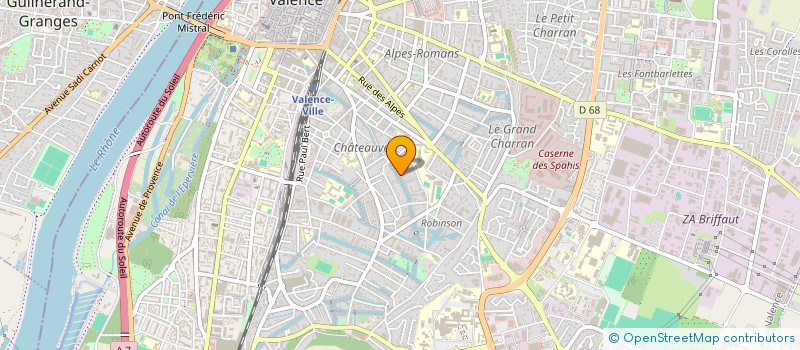 localisation de l'entreprise SCI DES MOULINS à VALENCE