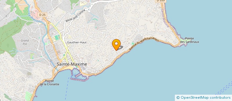 localisation de l'entreprise SCI DES MOULINS à SAINTE-MAXIME