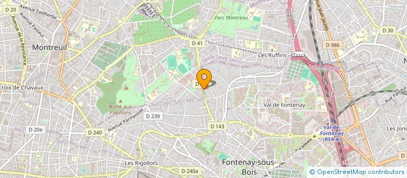 localisation de l'entreprise SCI DES MOULINS  FONTENAY-SOUS-BOIS