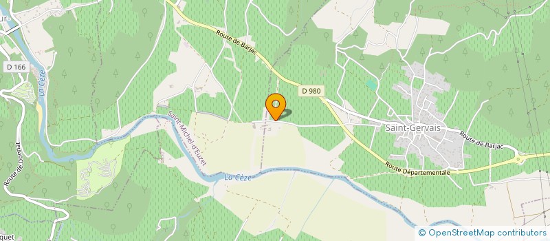 localisation de l'entreprise SCI DES MOULINS  SAINT-GERVAIS